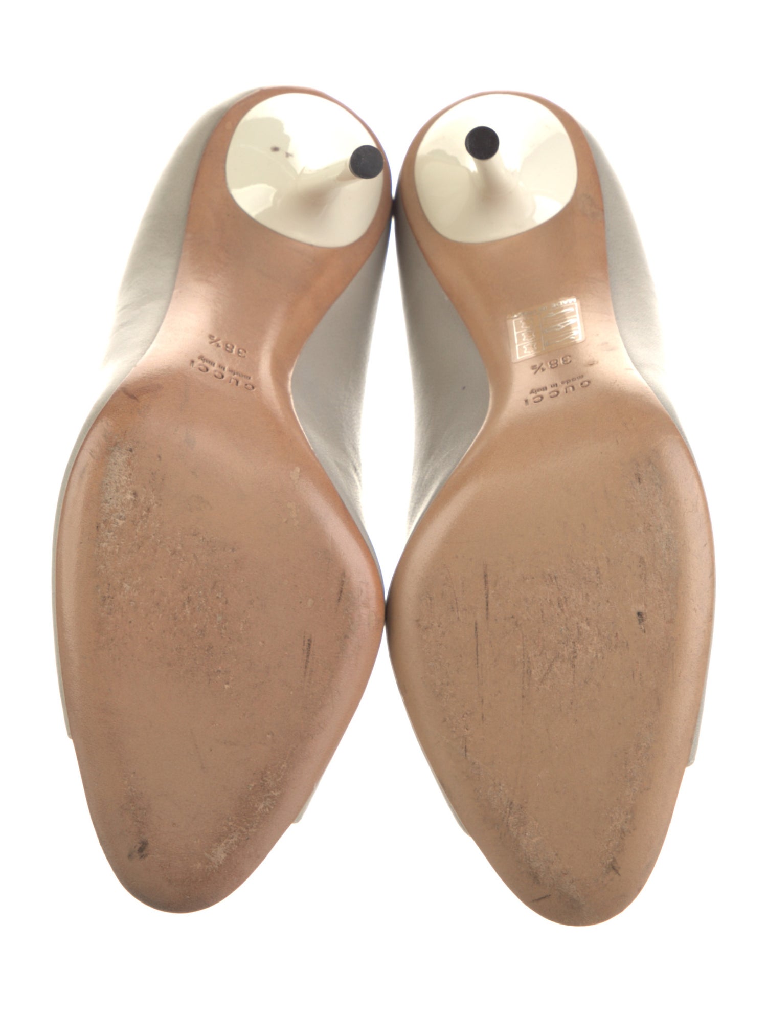 Gucci Horsebit Accent Leather Pumps